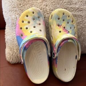 Rainbow Crocs